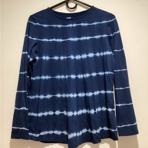Pure Jill - Long Sleeved Tie Dye Top-Petite